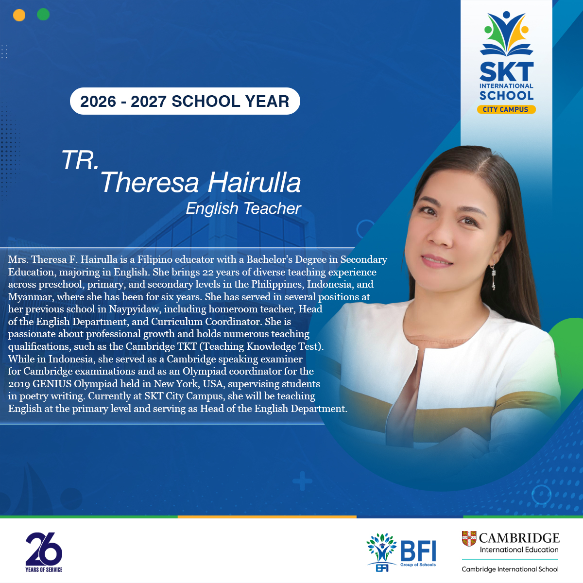 Tr. Theresa Hairulla