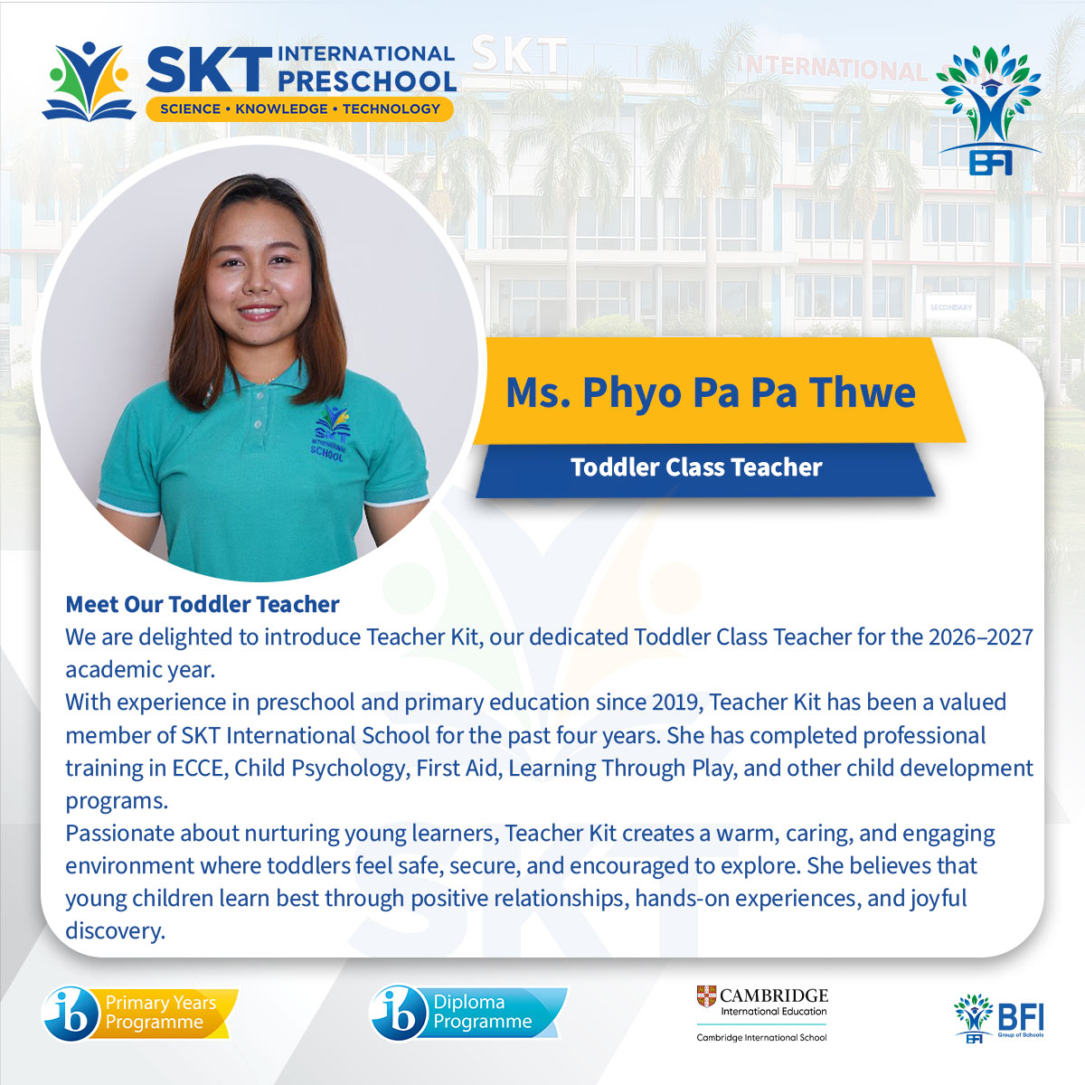 Ms. Phyo Pa Pa Thwe