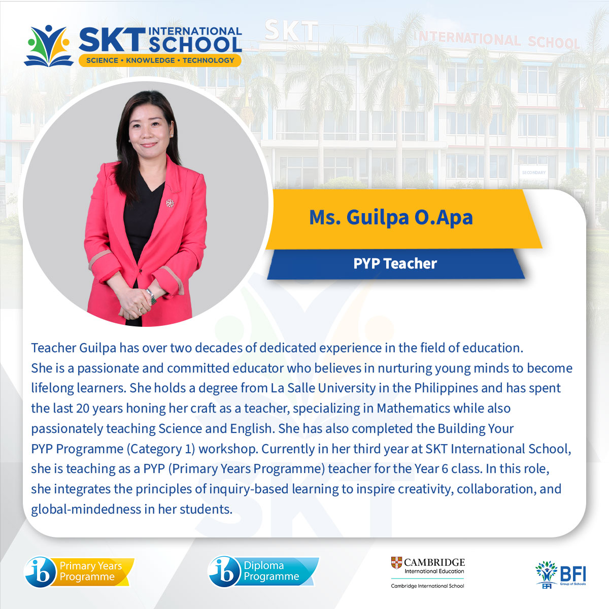 Ms. Guilpa O. Apa