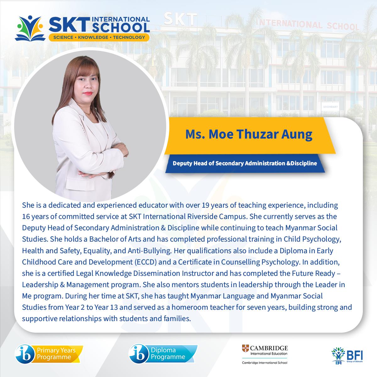 Ms. Moe Thuzar Aung